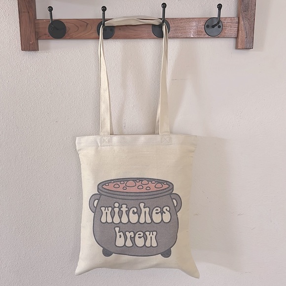 Halloween Handmade Canvas Tote Bag - Picture 3 of 9